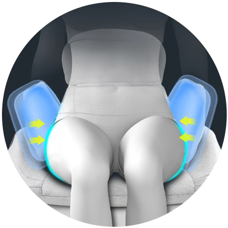 Portable Shiatsu Heated Massage Seat Cushion Electric Back Waist Relax Vibration Air Pressure Kneading Function Leg Spine Chair