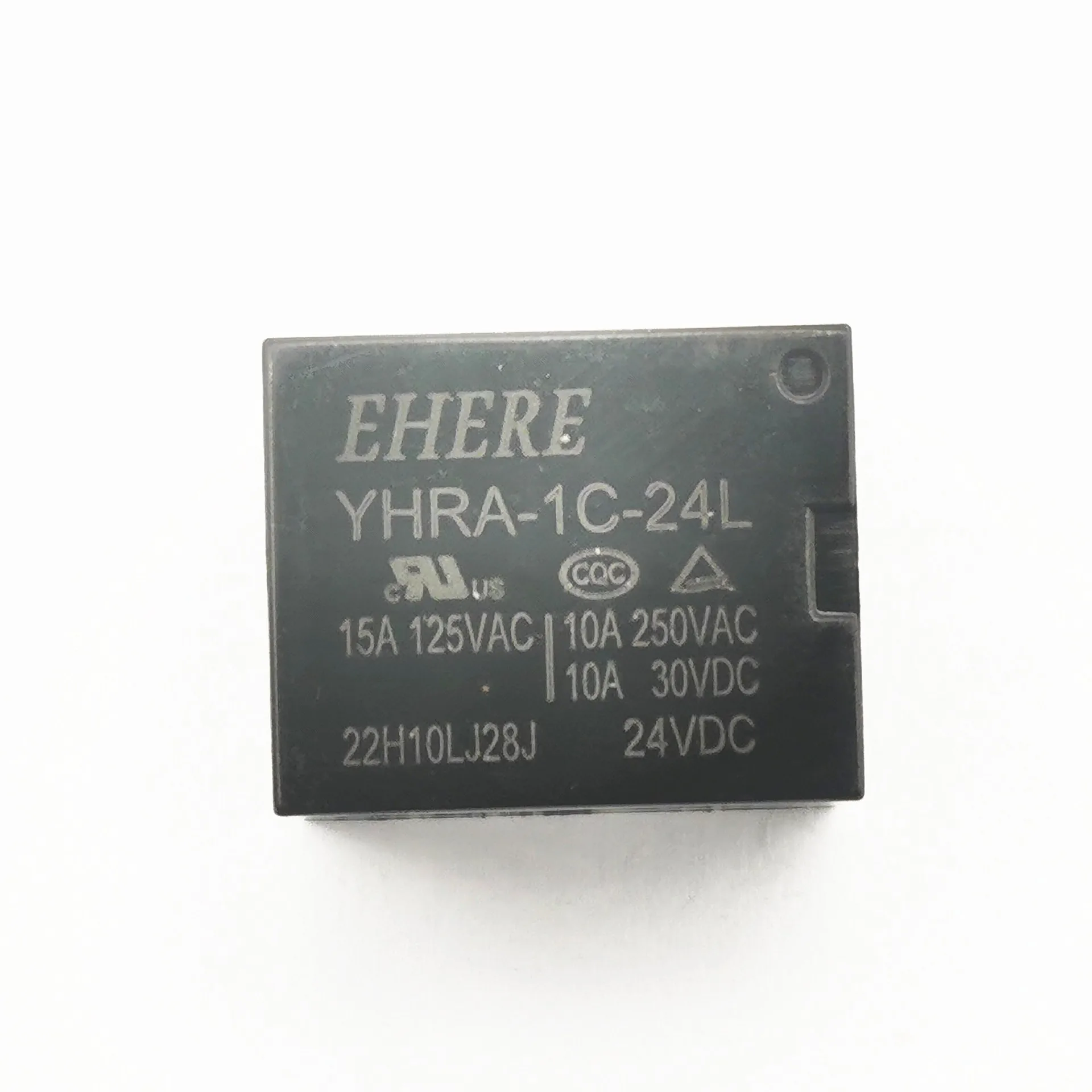 YHRA-1C-24L 24V 12A Relay JQC 3F 1C 24VDC 5 Pin 10A 15A