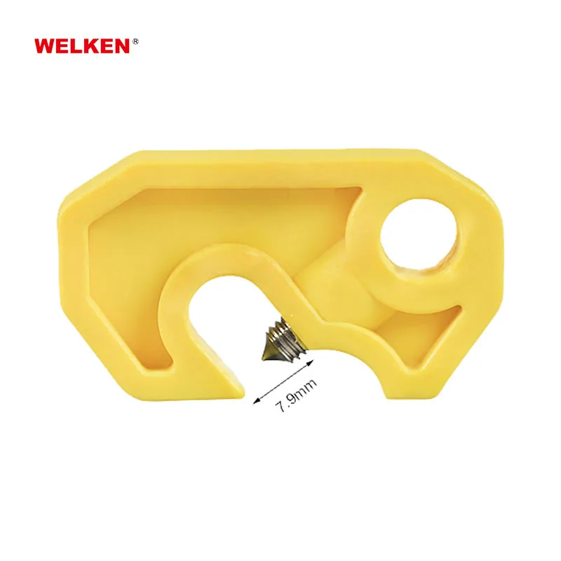 High quality and security Custom size Plastic Emergency Stop Lockout Large Universal Valve Lockout