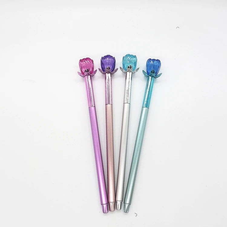 Новая стильная гелевая ручка с несколькими розами корейская модная Милая мультяшная ручка