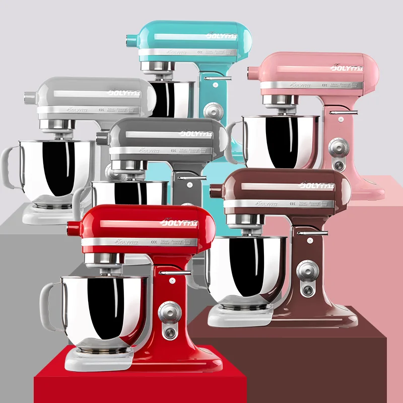 Customization Food stand Mixer 500W 7/10L Cake Bread Maker Kitchen Robot Dough Stand Mixer