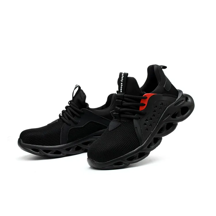 Легкие стальные кроссовки с низким вырезом, устойчивые к проколу стельки, хорошее качество, женские черные мужские рабочие кроссовки, защитная обувь