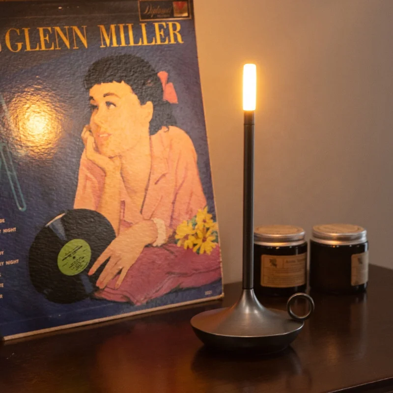 Candlelight Atmosphere LED Table Lamp with Touch Control Creative Night Light for Living Room Decoration