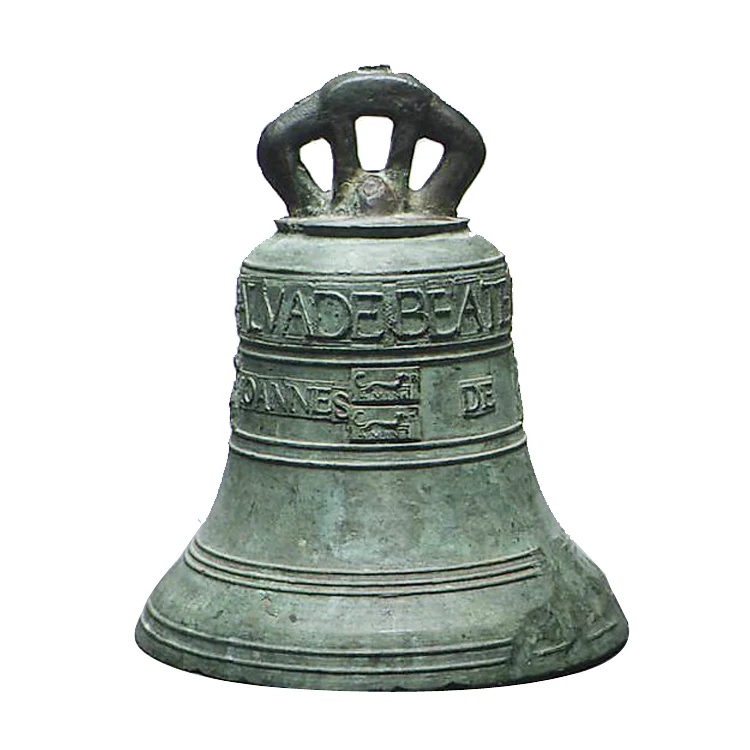 Modern European style  temple decoration bronze bell products large metal brass hanging church bell for sale