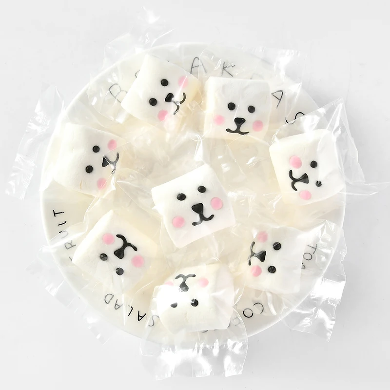 Manufacturer cute animal halal marshmallow candy