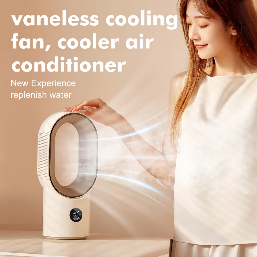 2024 New Arrivals  Bladeless fan Touch-Sensitive Control Air Cooling Energy-saving Tower Pedestal Fan