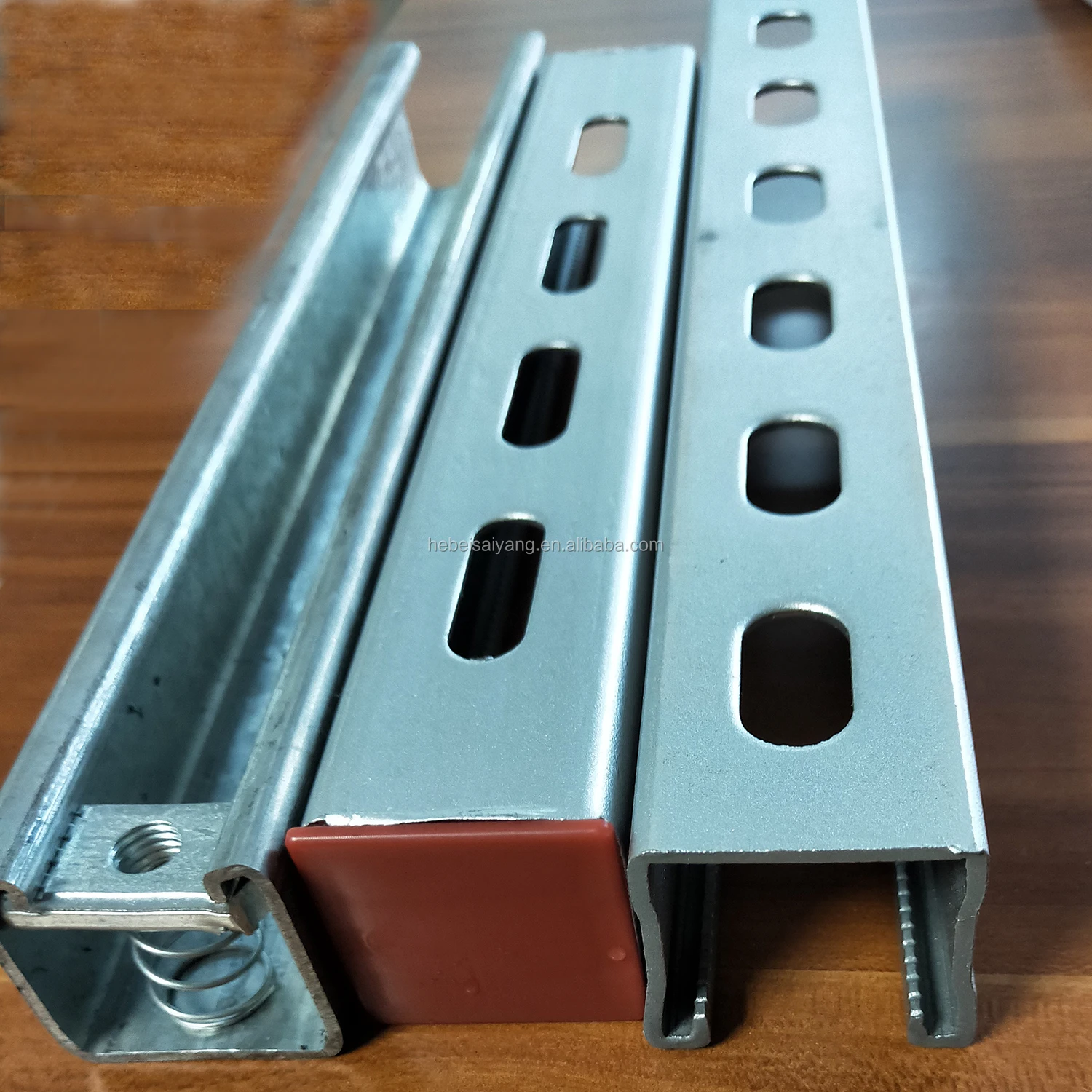 Slotted galvanized steel solar unistrut seismic bracing double c lipped strut metal channel ceiling c profile purlin dimensions