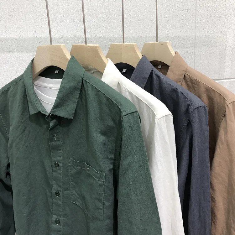 High Quality 100 Cotton Plain Uniform White Shirt