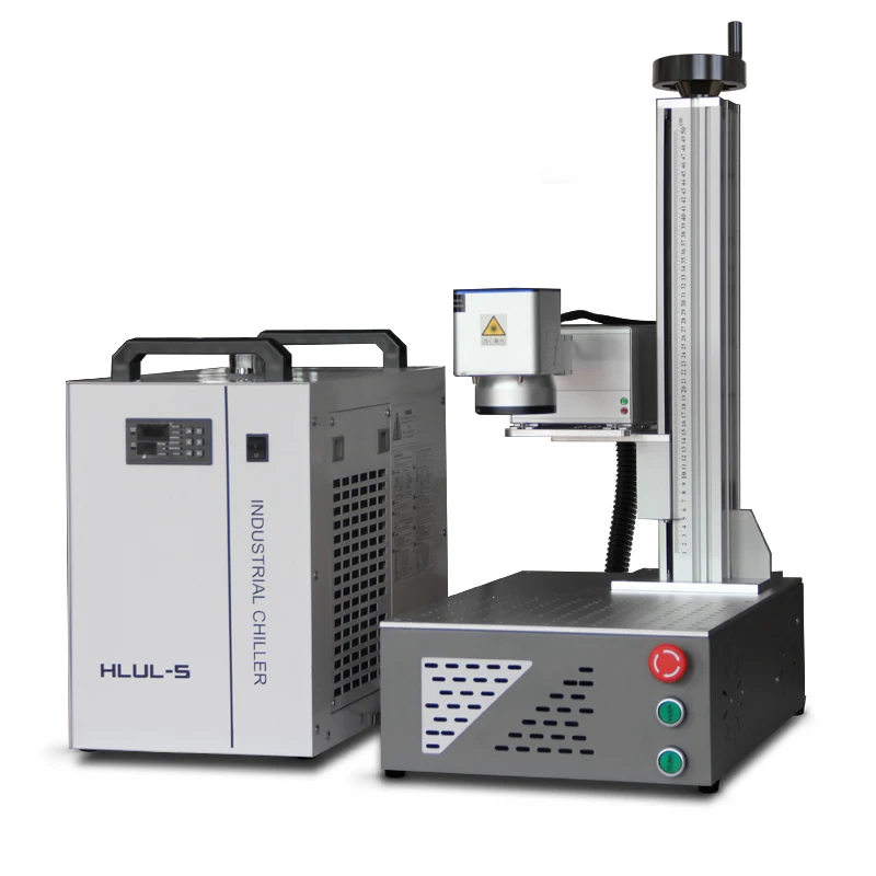 High precision portable 5w uv laser marking machine with pks laser source for glass
