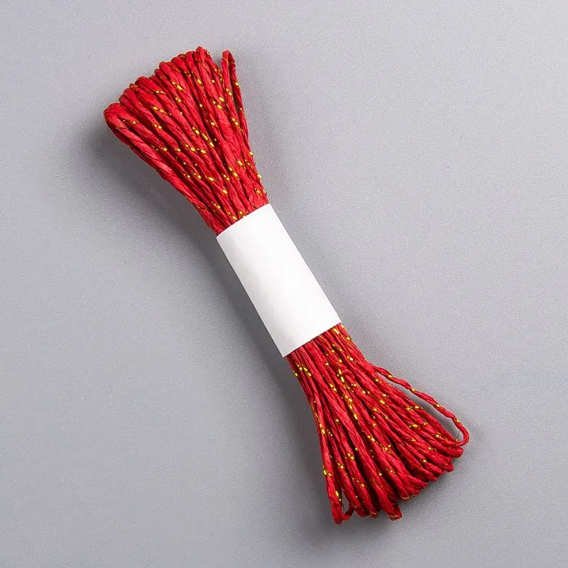 Wholesale 2mm DIY Handicraft Twist Decorative Paper Rope / Flower Packaging Material Rope Lafite Grass Paper Rope