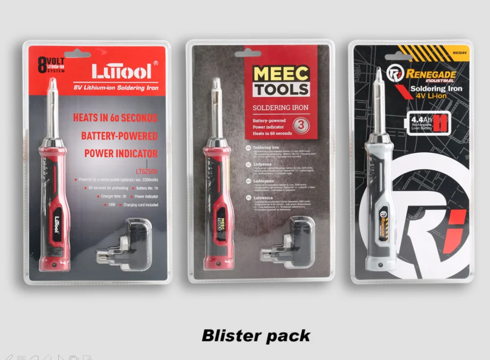  LUTOOL 8V мини портативный Электрический паяльник пистолет сварочное оборудование со светодиодным