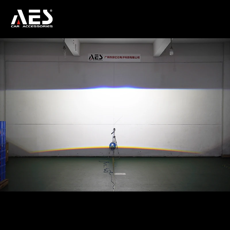 AES Hot Selling 3.0inch BI-LED Fog Lamp 6000K Blue Lens Auto Car Fog Light Waterproof Headlight China Manufacture