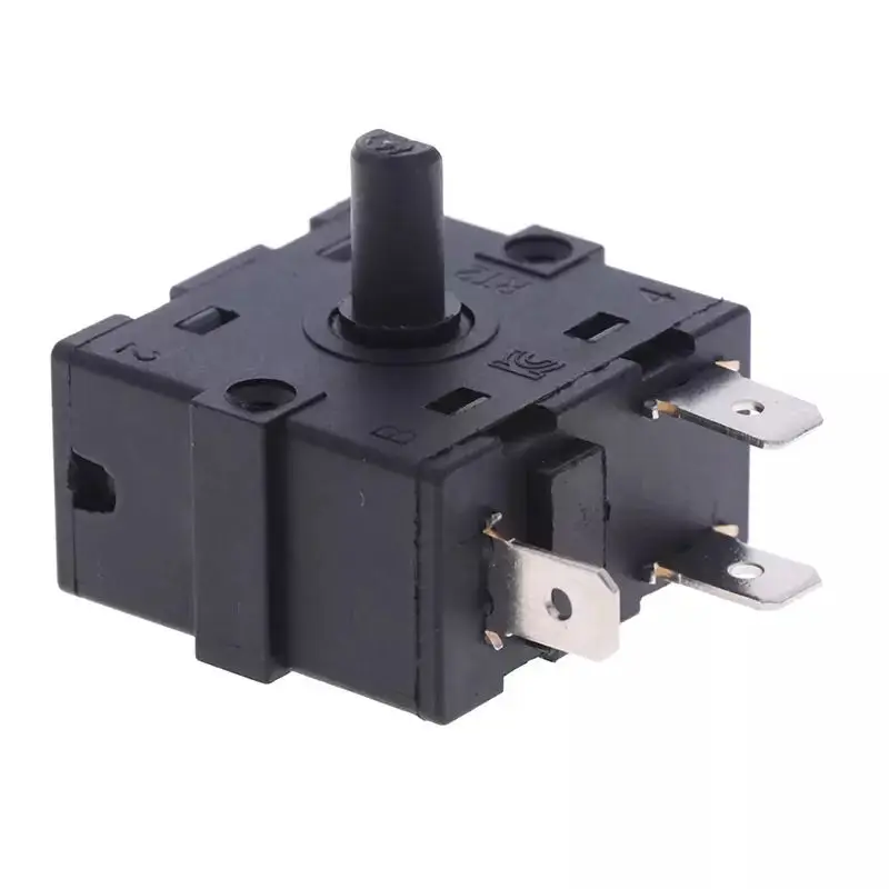 Air-cooler changeover switch 5 pins/ 3 pins manually control changeover selector rotary switch for home appliance 16A 250VAC