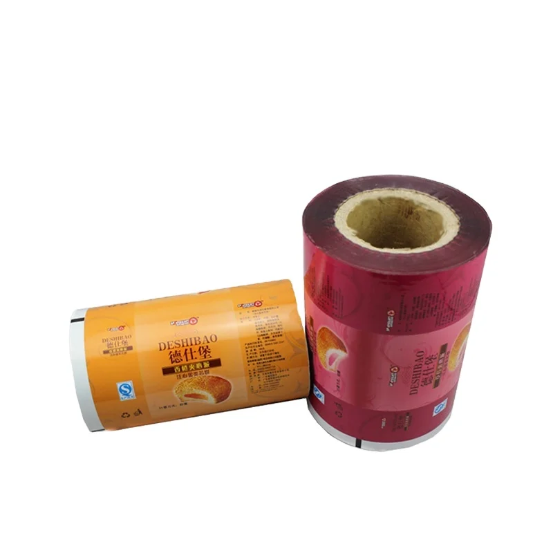 dongguan plastic opp roll packaging print rewind film for food packaging