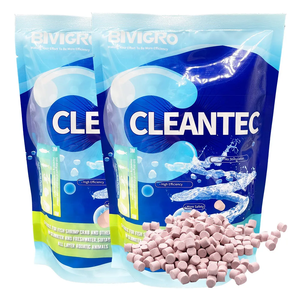 50% Tablets Potassium Monopersulfate Compound Aquaculture Water Treatment Purpose