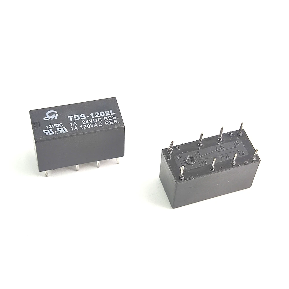 WGZX Direct current TDS1202L electromagnetism 12V 8pin DIP TDS-L for relay