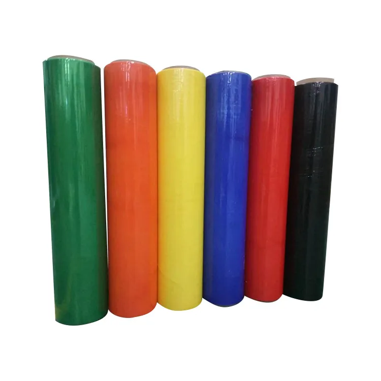 Low Moq Pe Winding Protective Film Clear Black Packing Lldpe Stretch Film