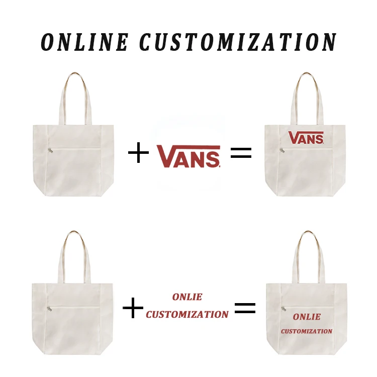 Large Capacity Cotton Canvas Custom Tote Bag with Multi-function Many Pockets Boat Tote Bag