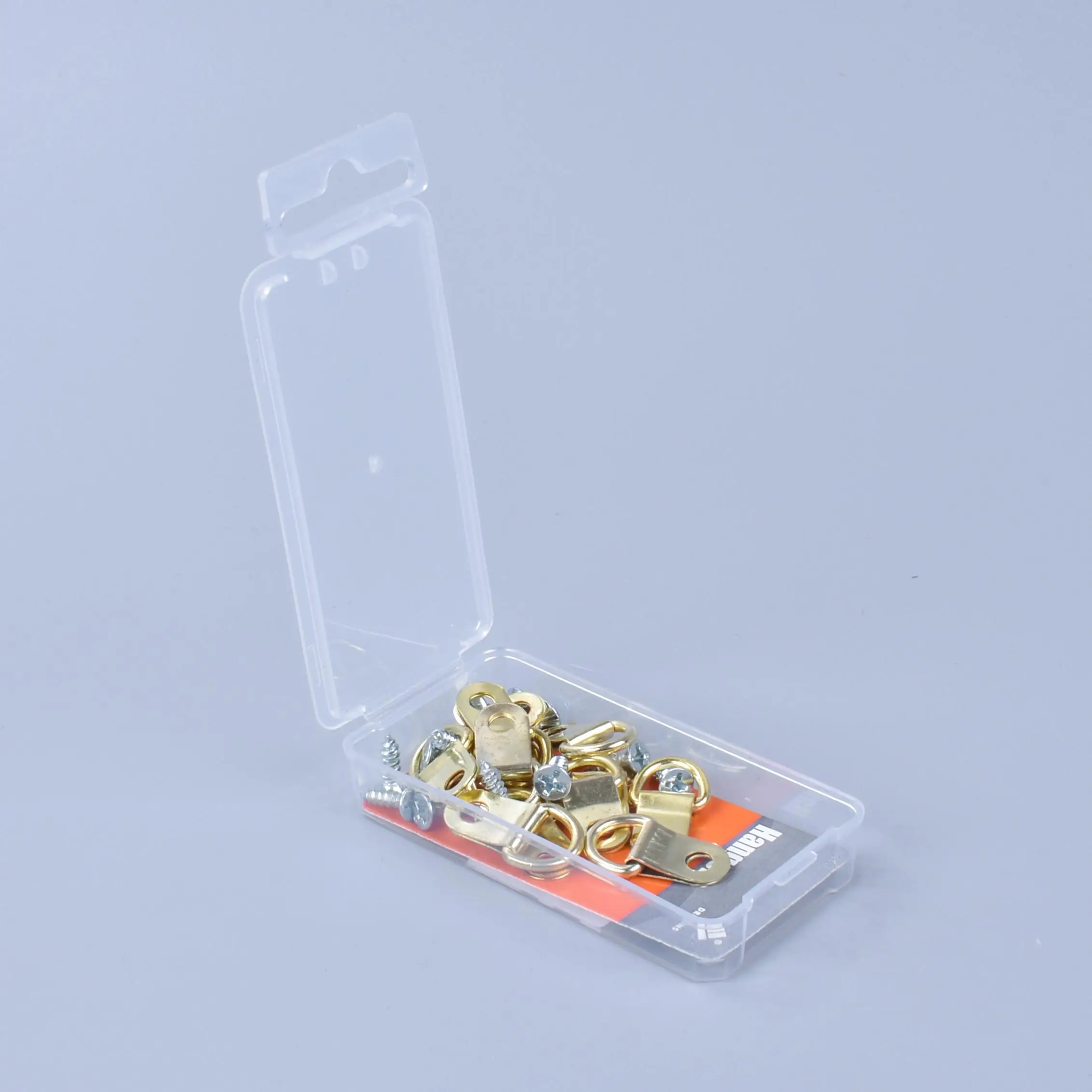 DREIEINS 24 Pieces Brass D Ring Snap Hook Hanger