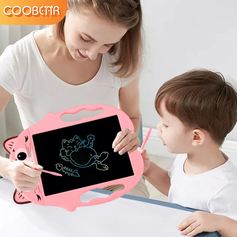 LCD Screen Smart Writing Board Kids Drawing Tablet Graffiti Painting Pad Erasable Electronic Handwriting Toy Gifts