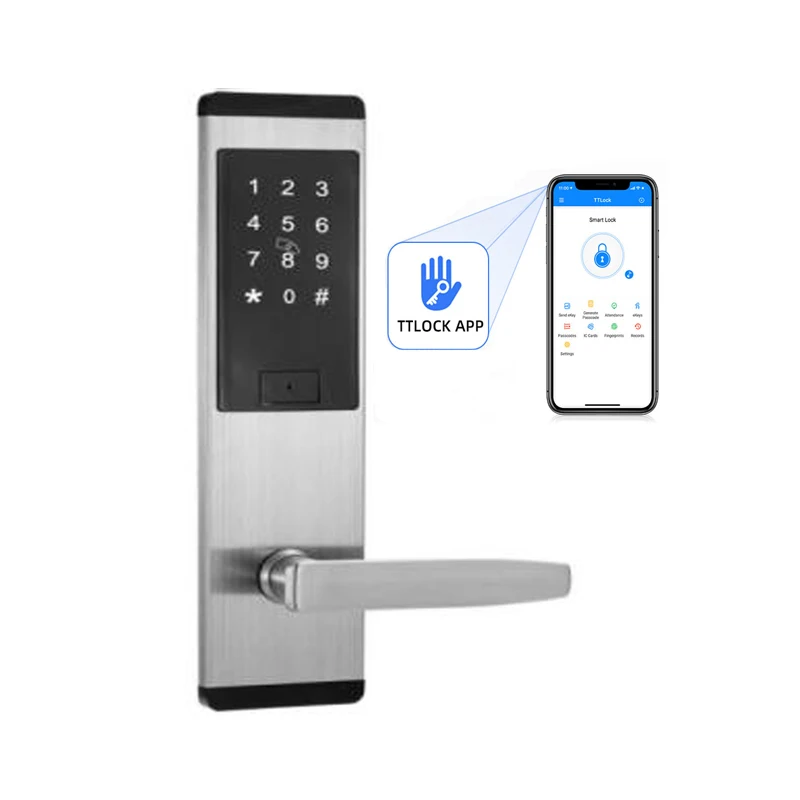 Air bnb Apartment 4 Unlocking Ways TT Lock Smart Door Lock Factory