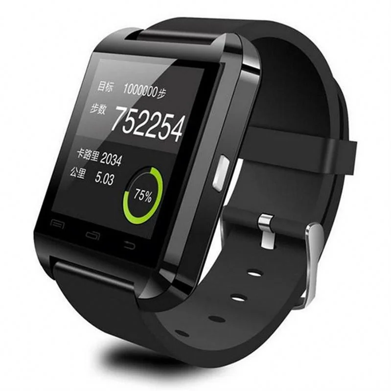 Mobile U8 A1Watch SmartWatch Version 3.0 Wristband for ios smartphone Black Smart Watch