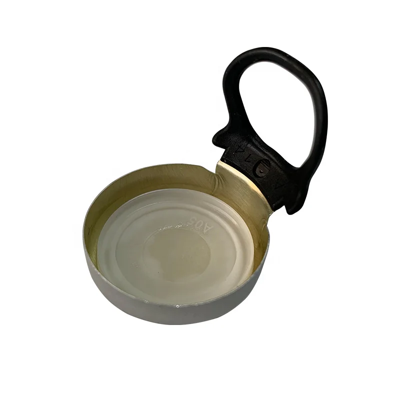 wholesale silver 26mm easy open aluminum plastic pull ring cap lid for water juice beer bottle