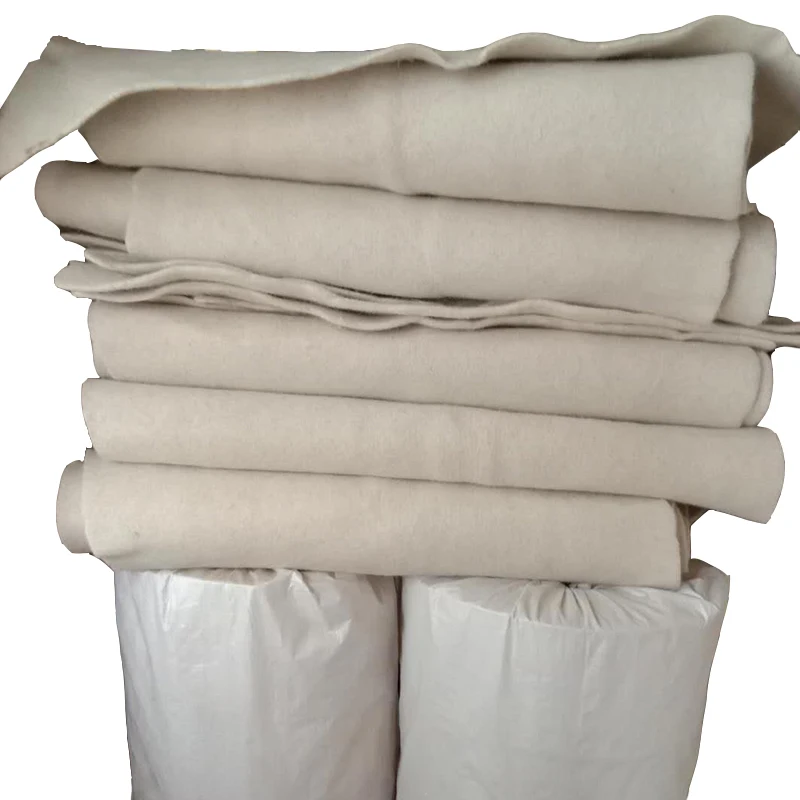 Hot sale 10mm Thick White 100% Wool Felt for Industry