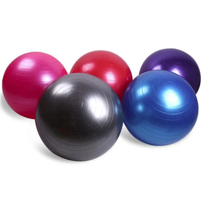 Friendly Anti Burst Balance Exercise Ball with Hand Pump Gym Exercise Yoga Ball