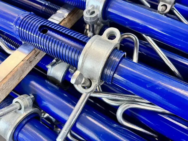 Galvanized Steel Acro Props Shuttering Jacks Steel Acrow Shoring Scaffolding Steel Prop For Building Construction