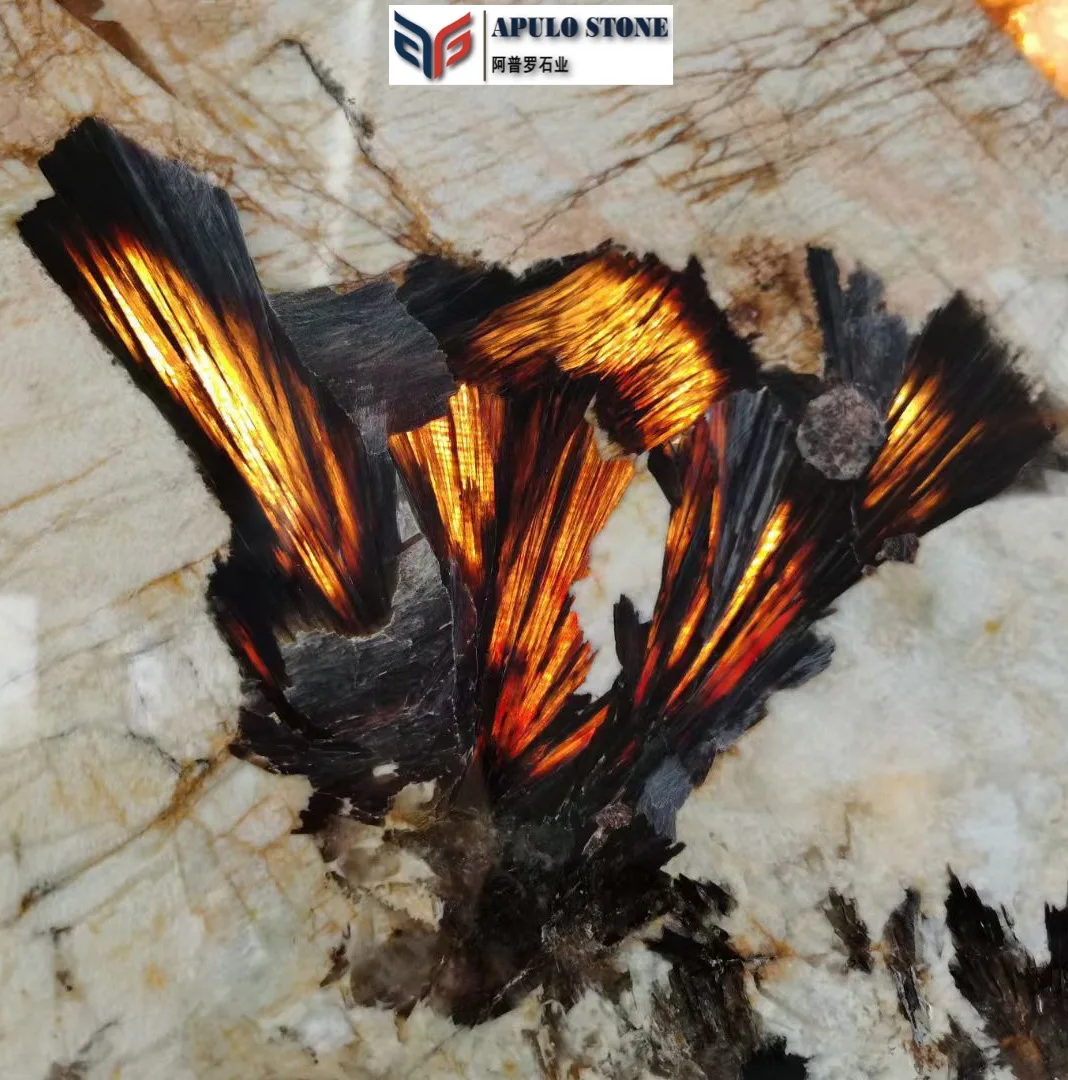 Apulo Patagonia Granite Top Dining Table Round Natural Stone top coffee table Granite Stone And Table Top