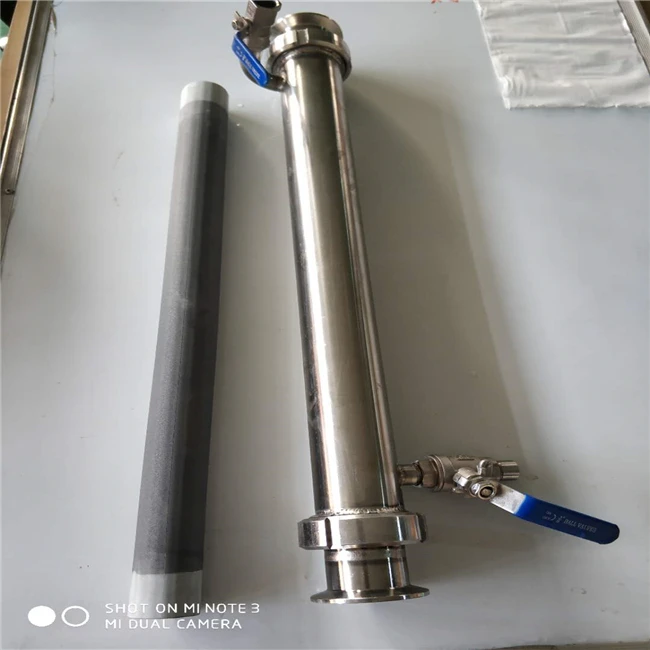 Water Treatment SiC Ceramic Membrane SS 304/316L Stainless steel Housing
