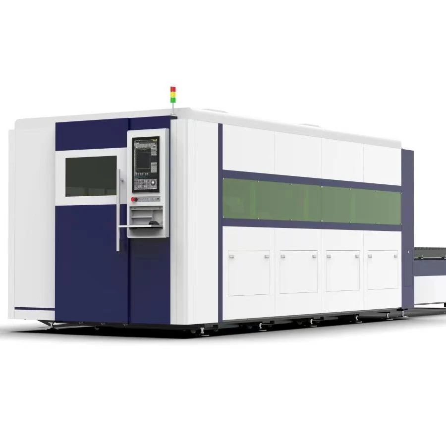 3000w 6600W 12000W IPG Raycus Max GW Reci Double table fiber laser carbon steel mild steel aluminum metal cutting machine