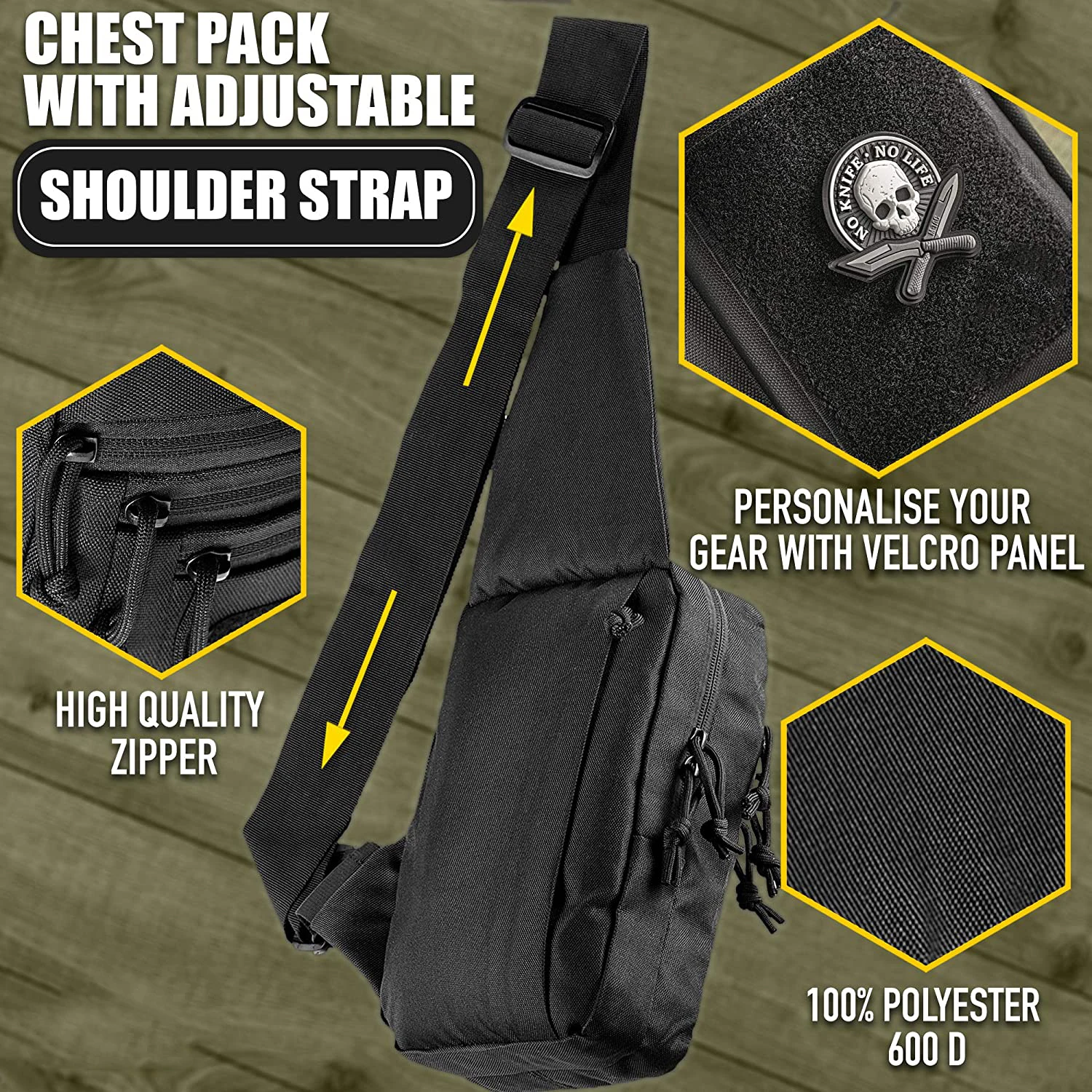 Portable Polyester Canvas Nylon Messenger Tactical Chest Bag Crossbody Shoulder Sling Bag Wholesale Price Men Women Summer