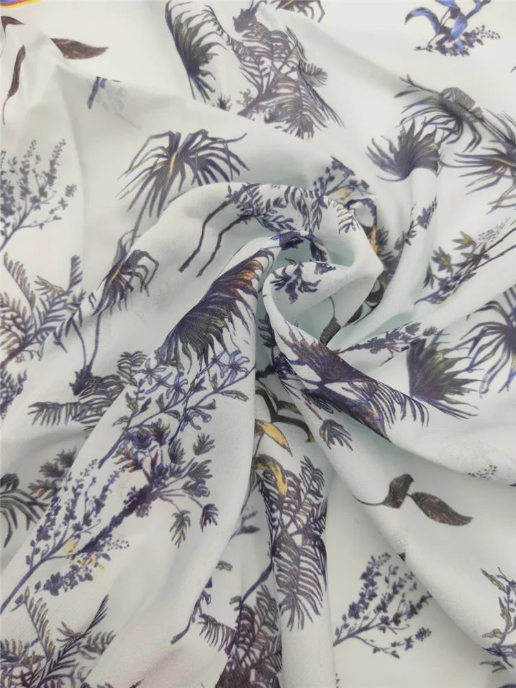 
Top quality silky-like handfeeling ,polyester fabrics and digital printing for dress and shirts 