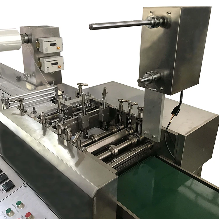 220v PLC Control Fully Automatic 4 Side Seal Medical Surgical Gloves Packing Machine