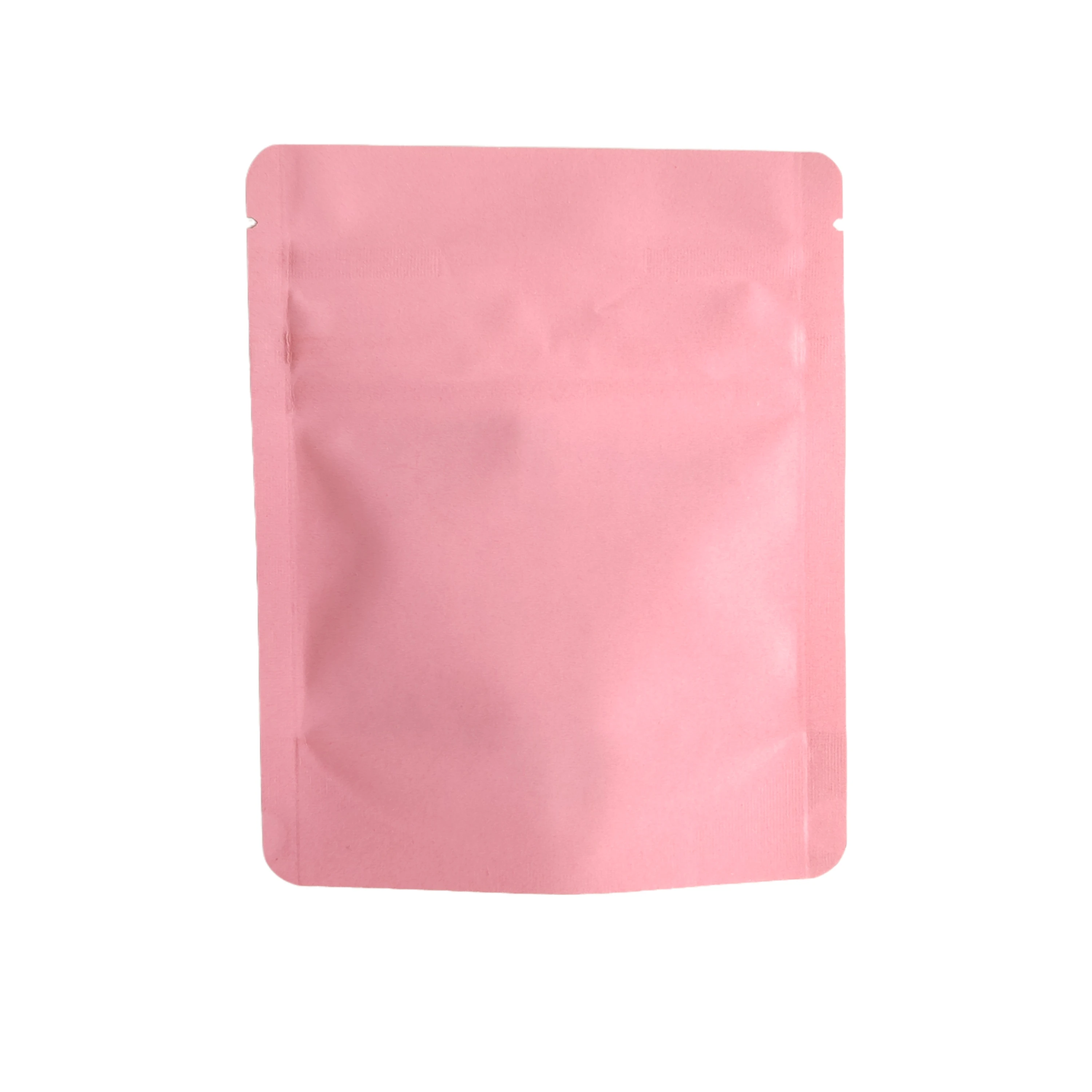Eco Friendly Ziplock Stand Up Food Grade kraft paper bags printer kraft paper bag with window