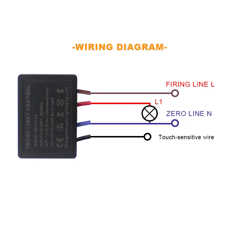 High Sensitivity LED Makeup Mirror with Touch Light Switch Dimmer Control Module for Incandescent Bulbs Dimmable Table Lamp
