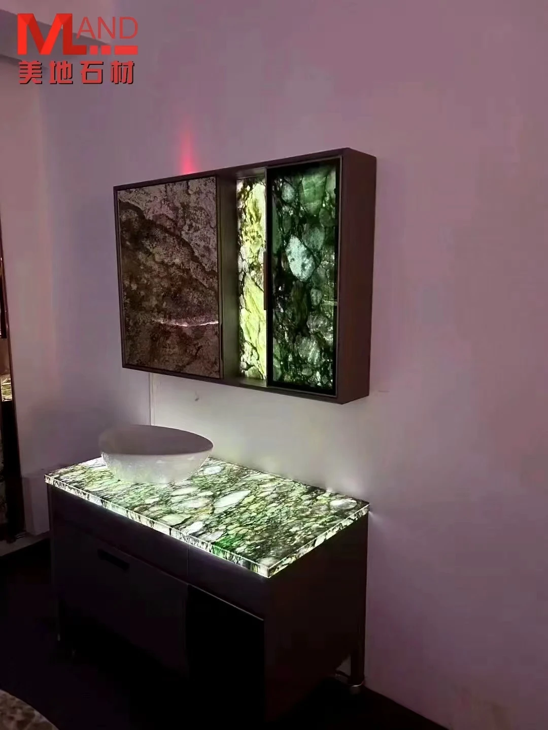 Customized natural marble luxury stone high-end fashionable bathroom sink wash basin