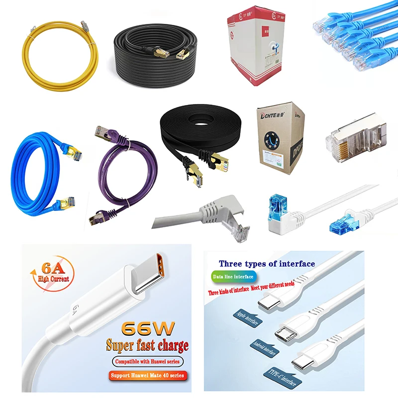 Соединительный кабель Sftp Twist Rj45 Cat 5e Cat6 7 Cat7 Cat5 Ethernet Lan 1 м 2 3 5