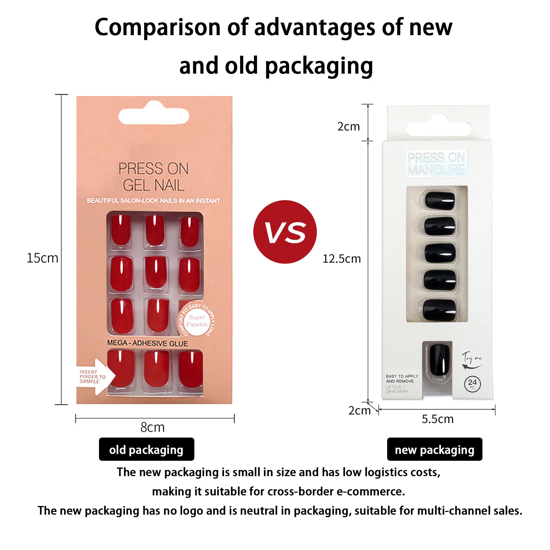 Box Set Hand Painted Long Square Adhesive Gel Nail Packs Remover Holder 24pcs Wholesale French Style With Stones False Nails