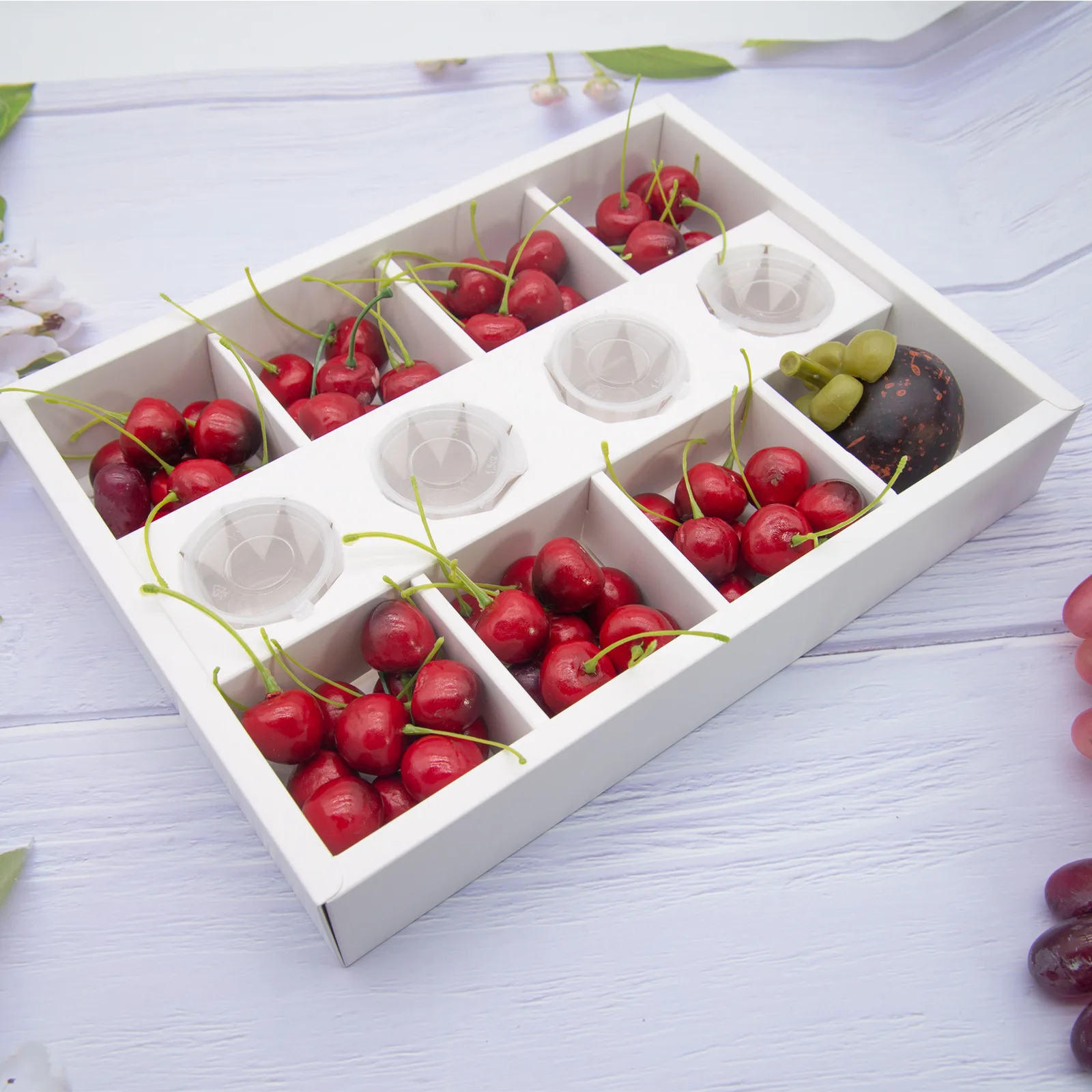 Eco Friendly Party Kraft Paper Cardboard Picnic Boxes Catering Packaging Platter Box Dessert Packaging Box with Dividers