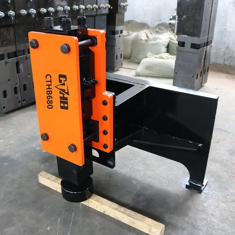 CTHB excavator mounted pile driver used fence hydraulic post driver