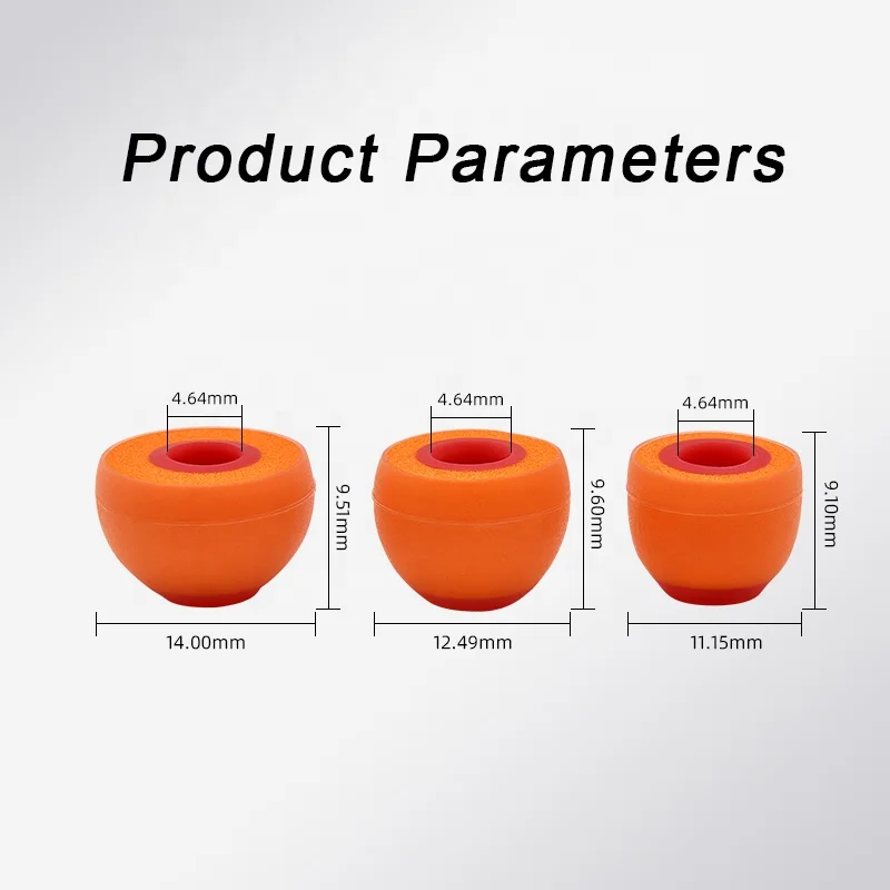 Replacement Soft Silicone Earbuds Memory Foam Ear tips for TWS Blue tooth Wireless Earphone