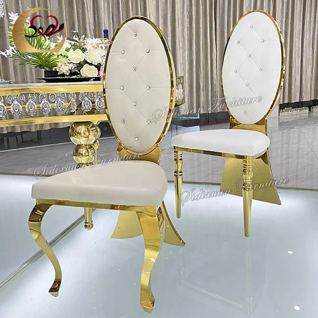 Luxury wedding furniture fishtail leg high back king throne gold chair in sale