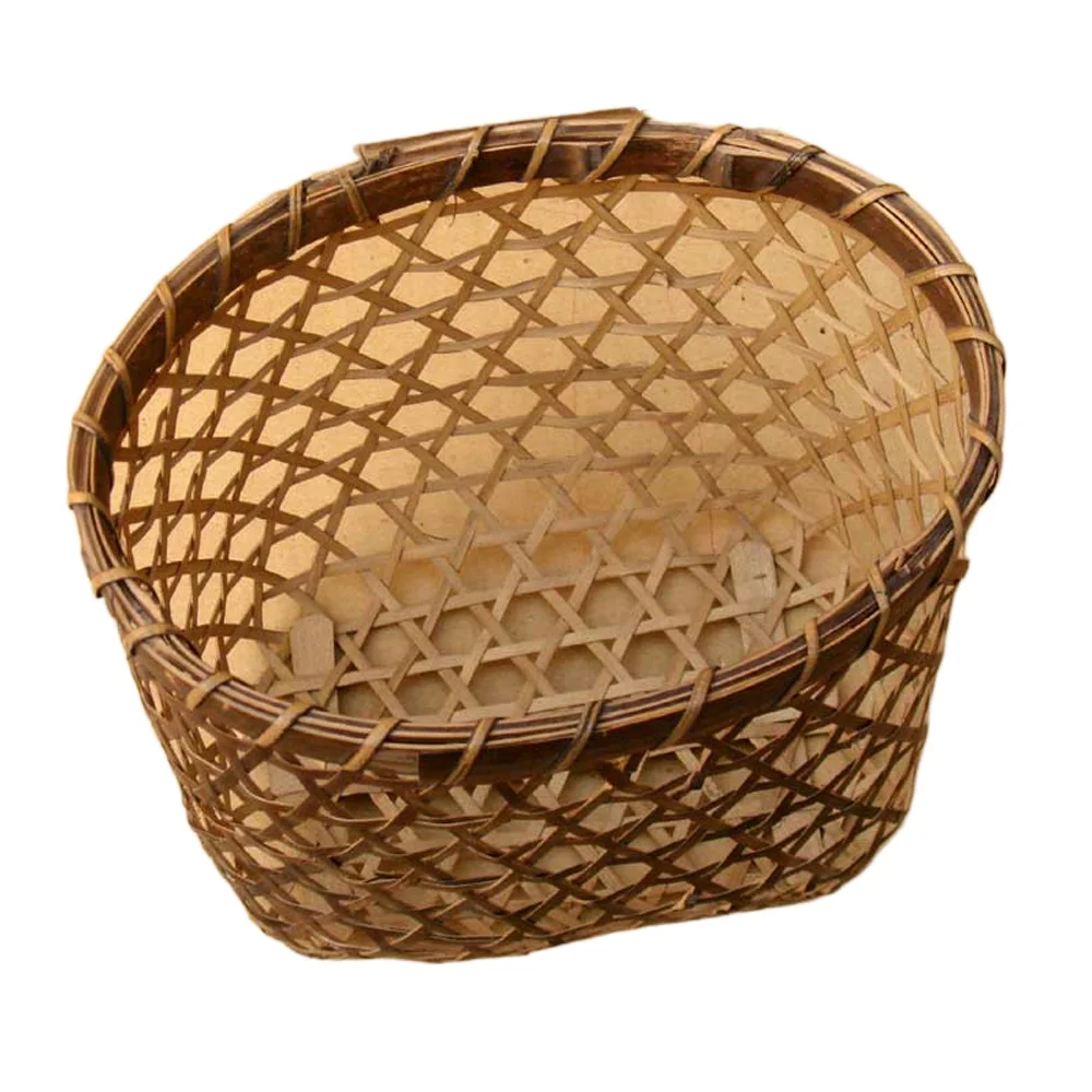 High quality bamboo basket handcrafted for flower and fruit, household bamboo basket for storage, flower basket 100% bamboo