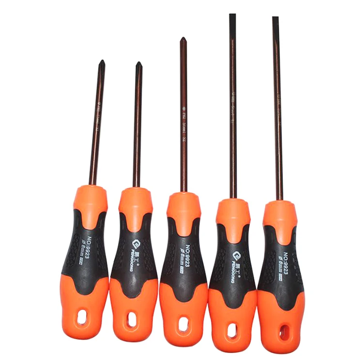 S2 alloy steel Phillips Ph1 Ph2 Flat Slot 5mm 6mm Bits diameter Screwdriver with length 3 4 5 6 8 10 12 inches tools