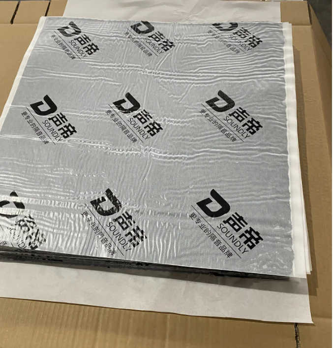 2mm 2.5mm 3mm thickness sound proof butyl pad noise reduction auto sound deadening material