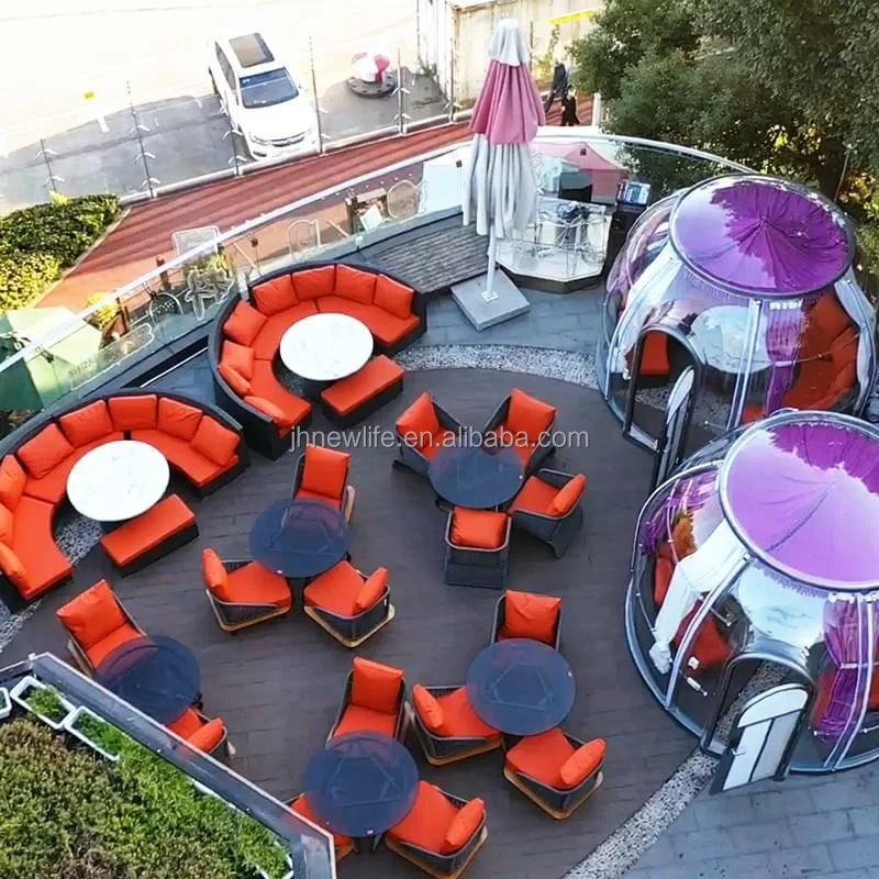 2.6M To 6M SizeFull House winter swimming pool Garden event commercial Igloo Round Dome House tent