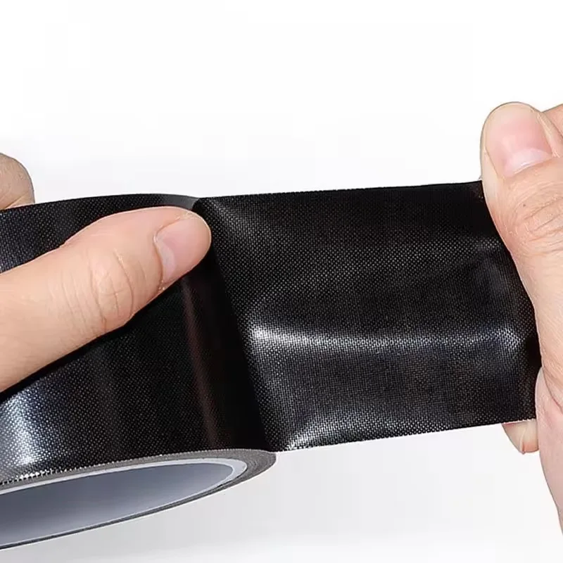 Customized high temperature heat resistant insulation black ptfe glass cloth silicone adhesive tape